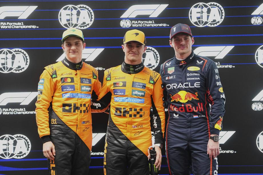 [图]F1澳大利亚站排位赛：诺里斯拿下2025赛季首杆