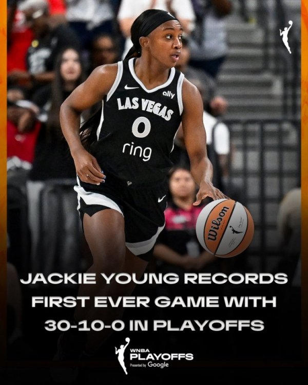 32+10+0错误  ！杰基-杨成为历史首位季后赛砍下30分10助0错误  球员