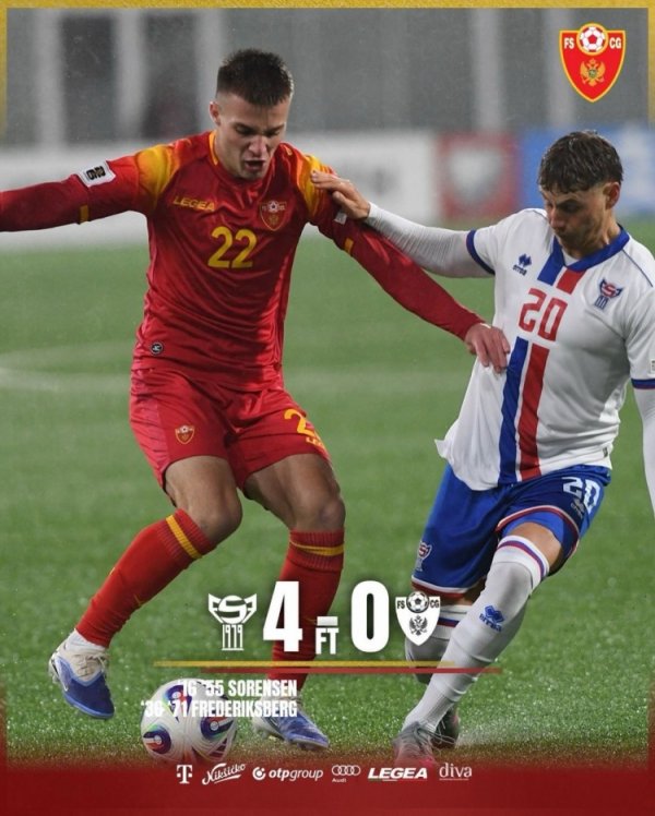法罗群岛4-0黑山追平队史最大比分胜利，最佳球员此前还在卖披萨