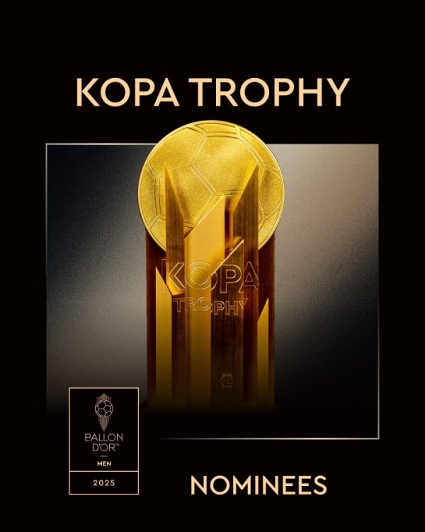 亚马尔&杜埃领衔！2025科帕奖10人候选名单：库巴西、怀森在列