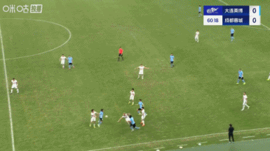 有点可惜！刘祝润斜塞，拉布亚德单刀赴会盘过守门员未能形成打门