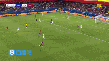 打花了！拉菲尼亚断球横敲亚马尔推空门得手，巴萨4-0领跑  科莫