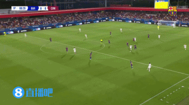 差点被闪击！第1分钟科莫威胁攻击  加西亚门线救险，可惜越位违例  在先